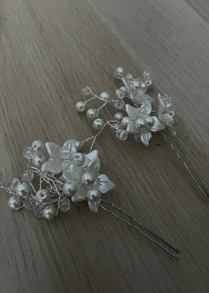 Topuz düğün tokası toka saç aksesuarı - Görsel 3