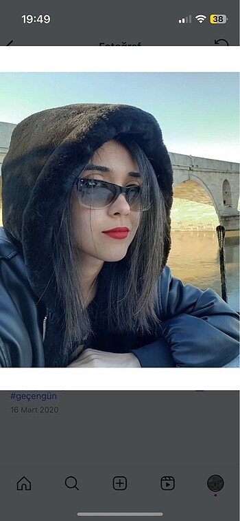 Zara çift taraflı bomber biker kürk deri - Görsel 3