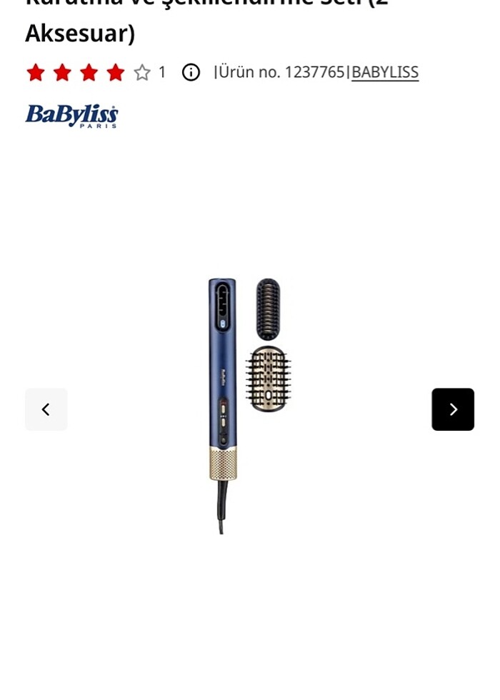 Babyliss airwand 3in1 neredeyse 0 - Görsel 2
