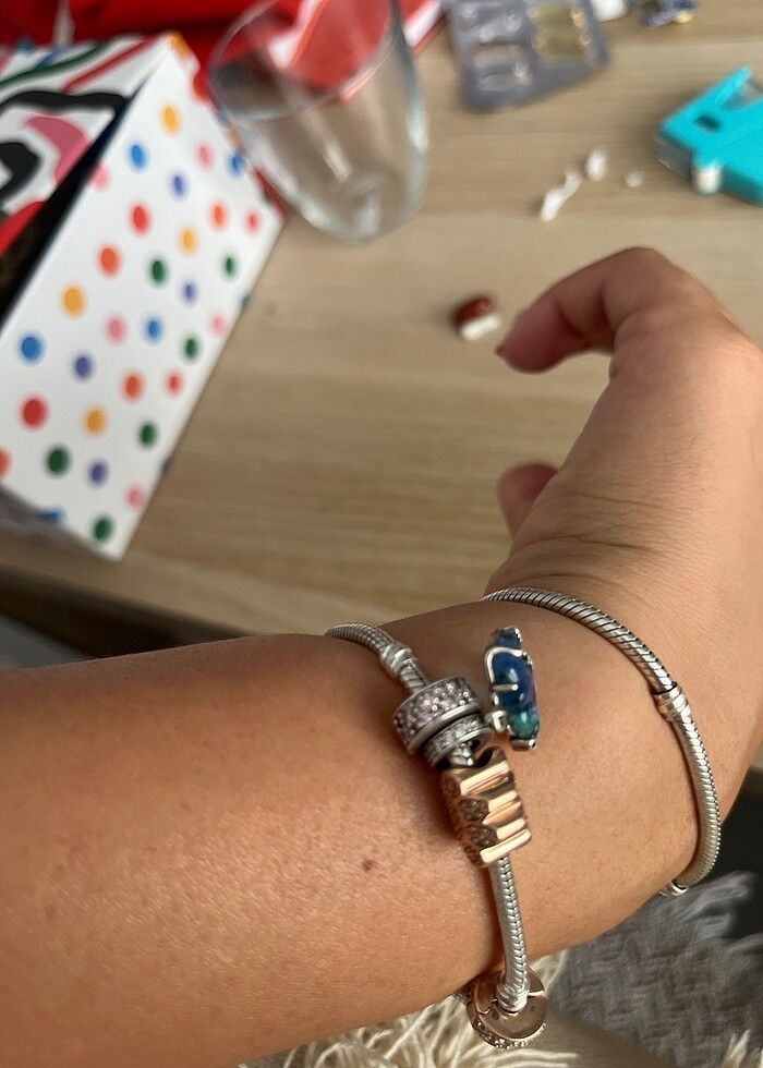 Pandora bileklik gümüş - Görsel 4