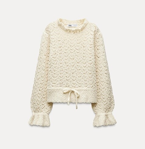Zara - Ajur Örgü Kazak
