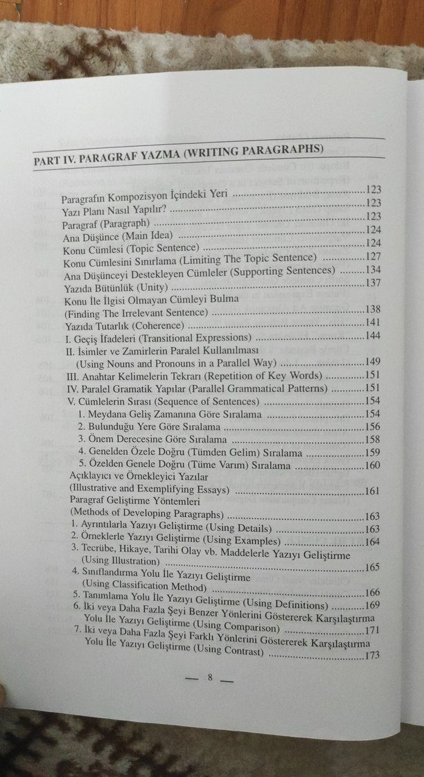 İngilizcede Cümle, Paragraf ve Kompozisyon Yazma Teknikleri - Görsel 3