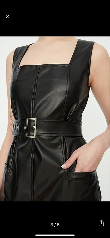 Deri elbise - Görsel 4