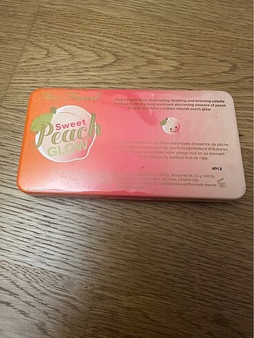  Beden Too faced peach glow yüz paleti