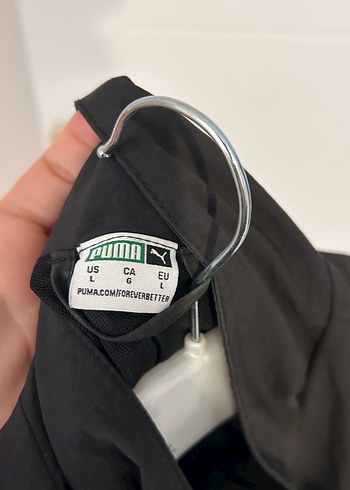 Düğmeli Siyah Puma Spor Ceket - Görsel 2