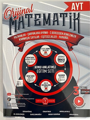 Orijinal AYT Matematik Fasikülü