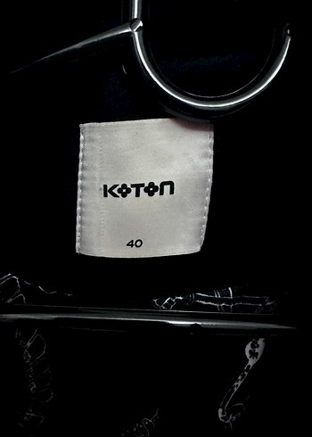 Koton 40 Beden Siyah Kaban