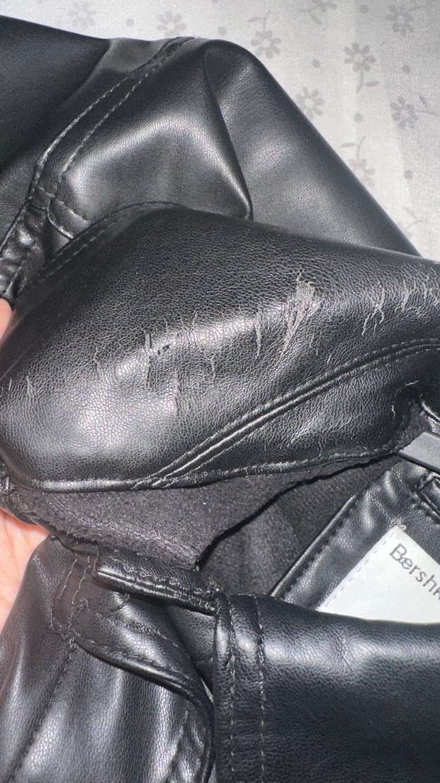 Bershka Deri Gömlek Ceket - Görsel 3