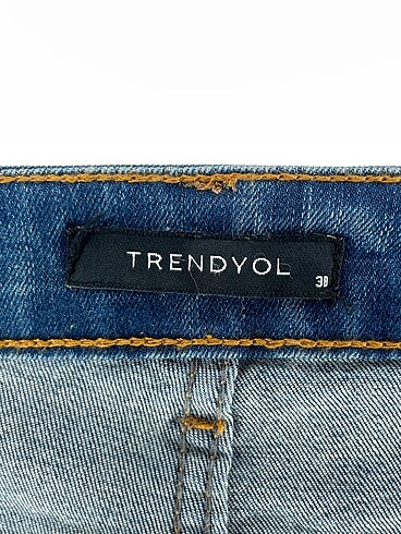 38 Beden lacivert Renk Trendyol & Milla Jean / Kot %70 İndirimli.