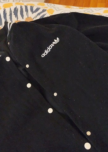 Adidas Siyah Baskılı Kadın Ceket - Görsel 5