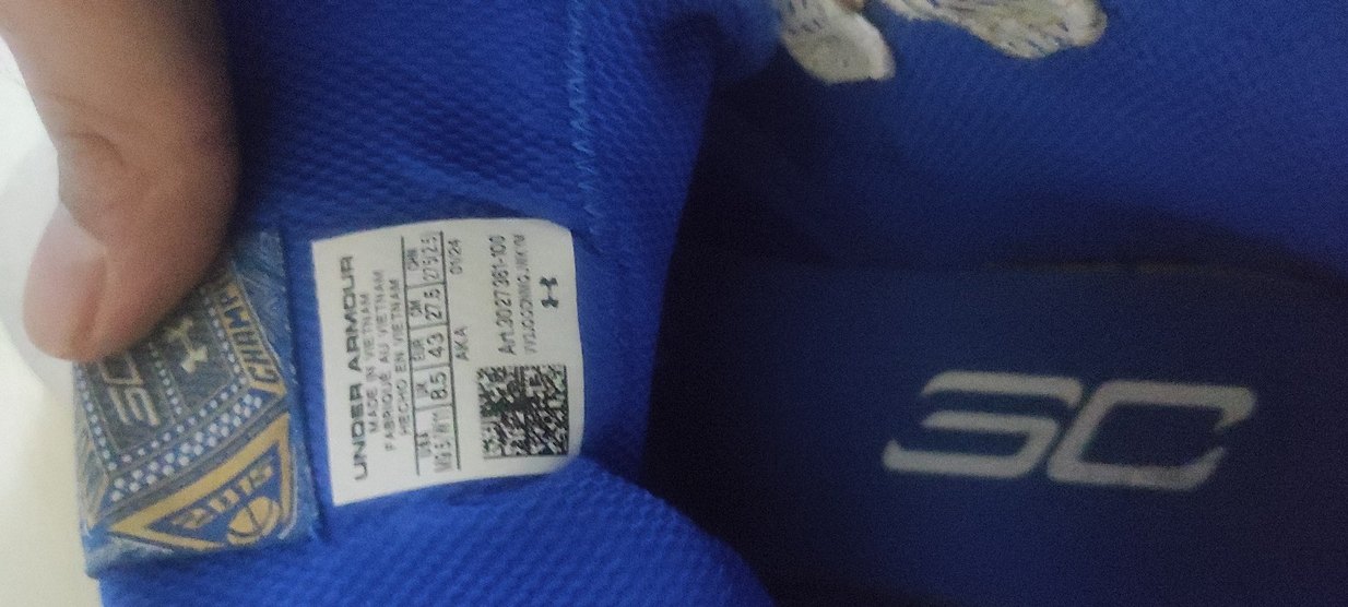 Beyaz Mavi Bağcıklı Basketbol Ayakkabısı - Görsel 2