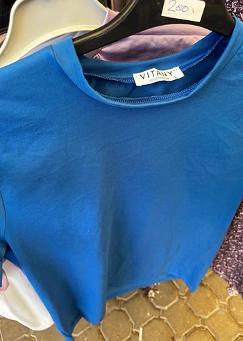 Bej VITANY Erkek Slim Fit Tişört - Görsel 4