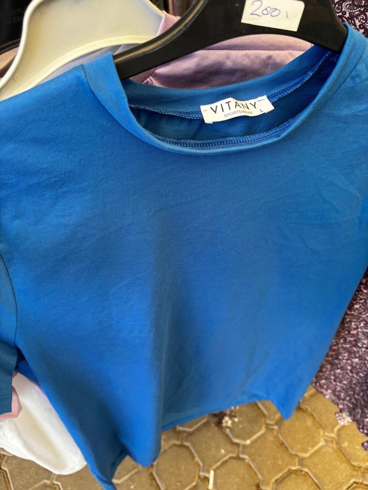 Bej VITANY Erkek Slim Fit Tişört - Görsel 4