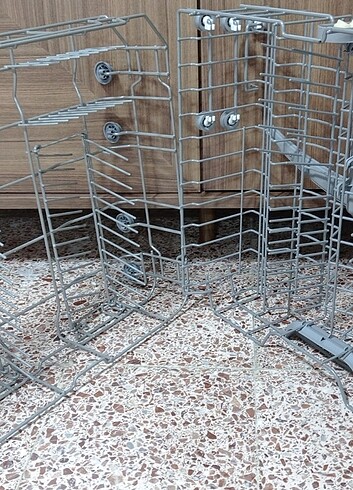  Beden Bosch bulaşık makinesi alt üst sepetleri 