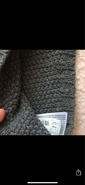 24-36 Ay Beden gri Renk Mango çocuk Kazak