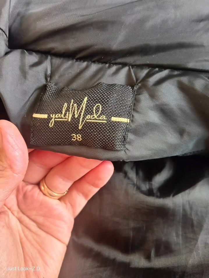 Fermuarlı Uzun Gri Kadın Yelek - Görsel 4