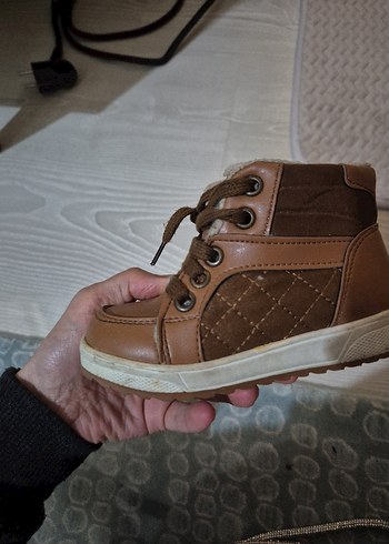 Kürklü Kahverengi Süet Erkek Çocuk Botu - Görsel 2