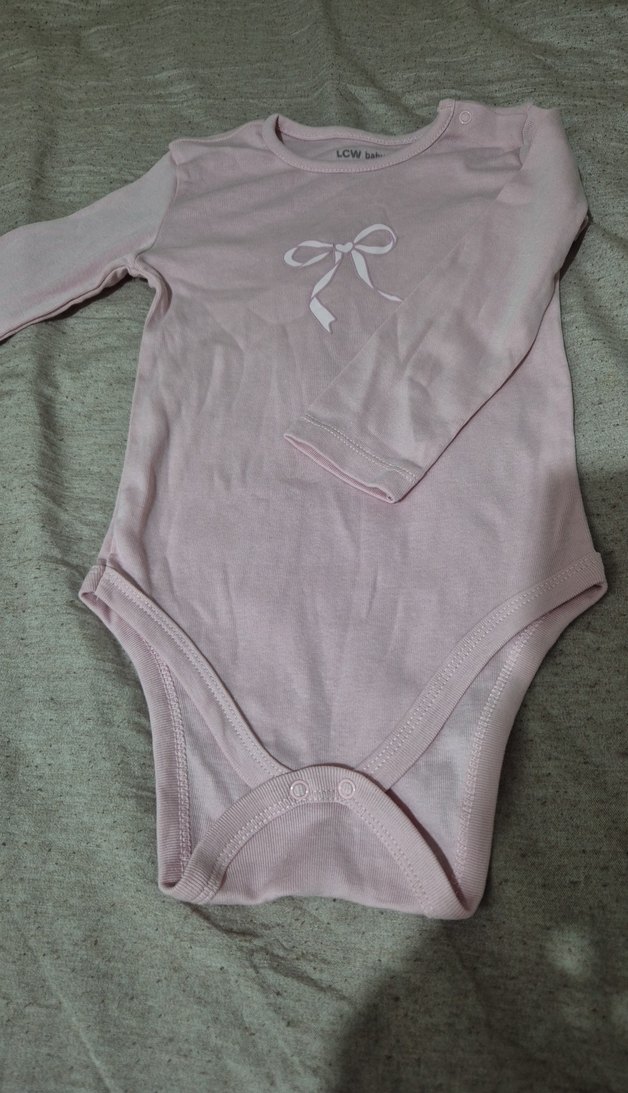 Pembe Bebek Kız Çıtçıtlı Body - Görsel 3