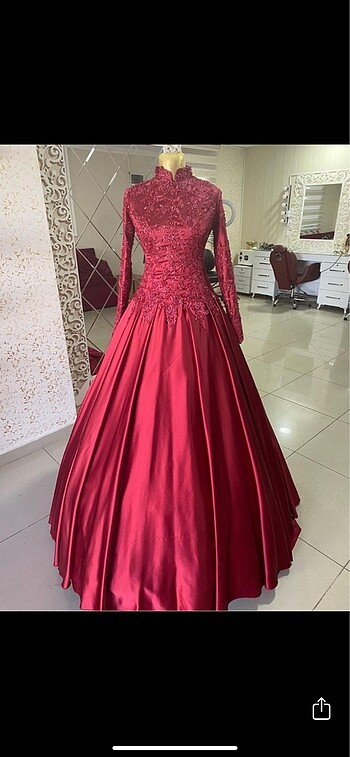 Bordo nişanlık kınalık