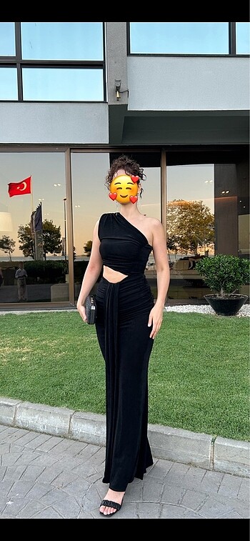 Adl Siyah Abiye Elbise