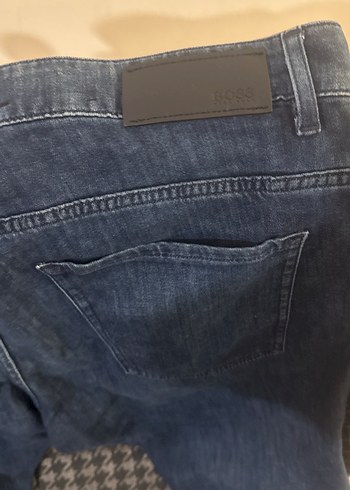Hugo Boss Erkek lacivert kot Pantolon - Görsel 3