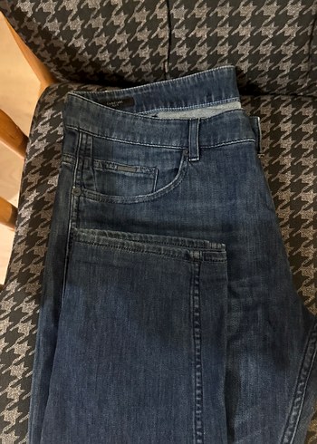 Hugo Boss Erkek lacivert kot Pantolon - Görsel 4