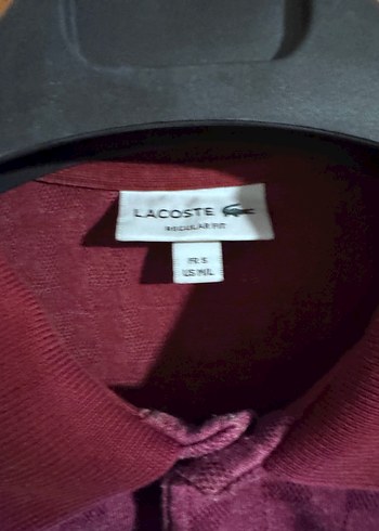 Lacoste Bordo Düğmeli Polo Yaka Erkek Tişört - Görsel 2