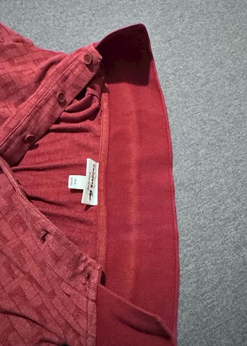 Lacoste Bordo Düğmeli Polo Yaka Erkek Tişört - Görsel 4