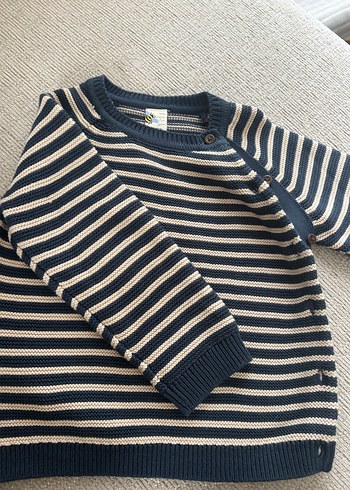 Tchibo Unisex Çizgili Örgü Kazak