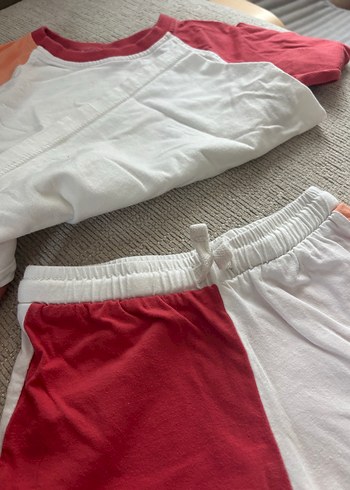 1,5 Yaş Beden ZARA Pastel Renkli Kısa Kollu Takım