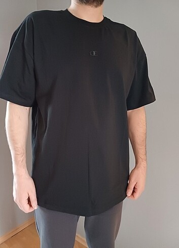 Champion marka oversize tshirt m beden 