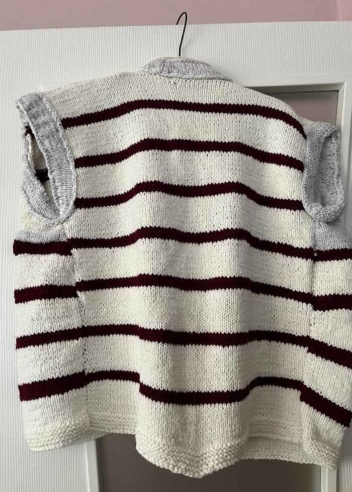 Örgü yelek  - Görsel 2