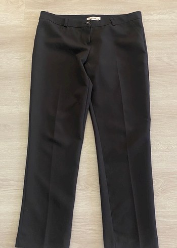 Siyah Kumaş Kadın Pantolon - Ofis Şıklığı