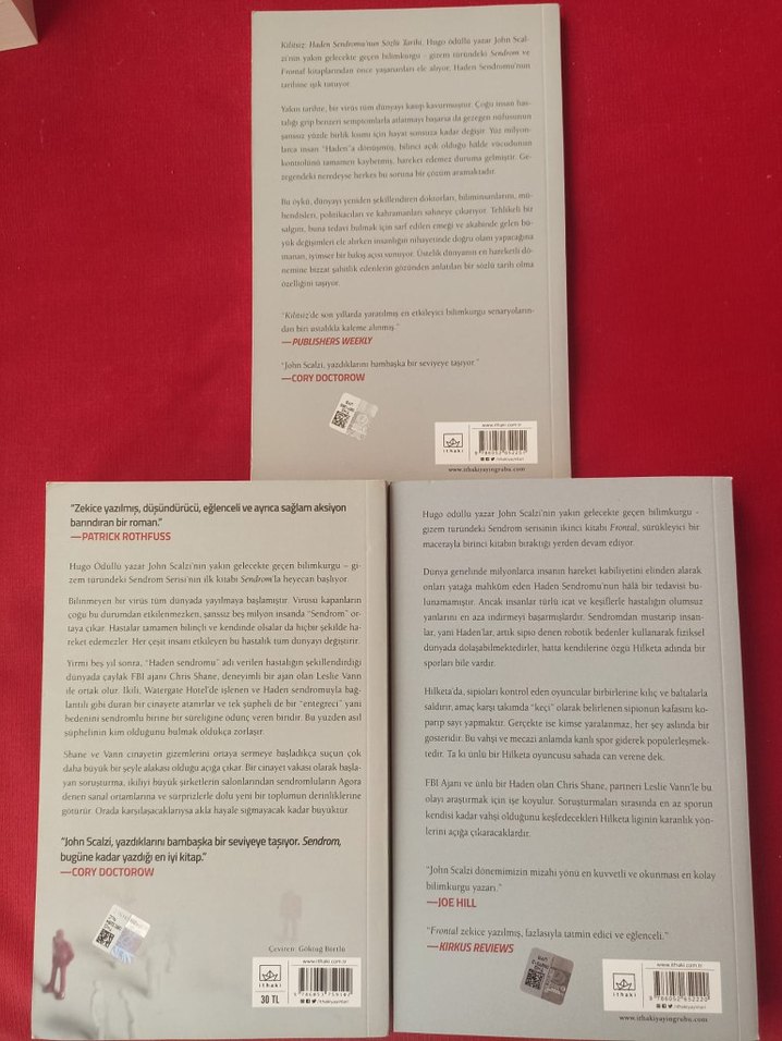 John Scalzi 3 Kitap Seti: Kilitsiz, Sendrom, Frontal - Görsel 2