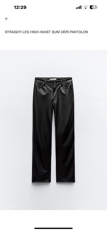 zara deri pantolon