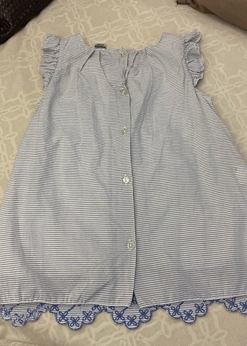 Nakışlı Fırfırlı Kız Çocuk Elbisesi - Görsel 2