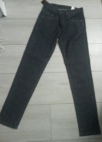 Gri Regular Fit Erkek Kot Pantolon - Görsel 8