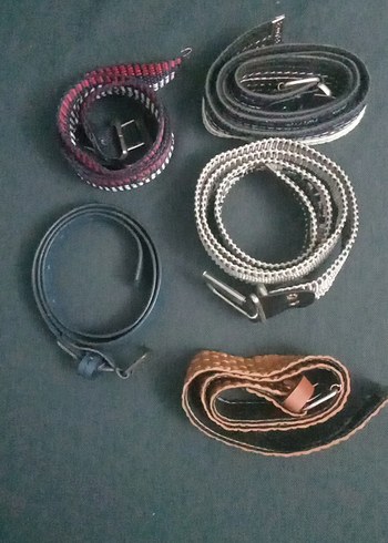 cocuk Çok Renkli Deri Kemer "HEPSİ" - Görsel 4