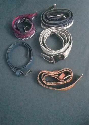 cocuk Çok Renkli Deri Kemer "HEPSİ" - Görsel 6