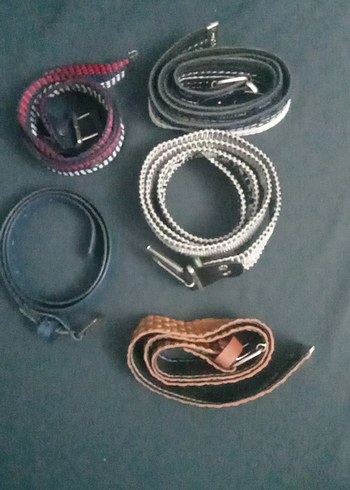 cocuk Çok Renkli Deri Kemer "HEPSİ" - Görsel 2