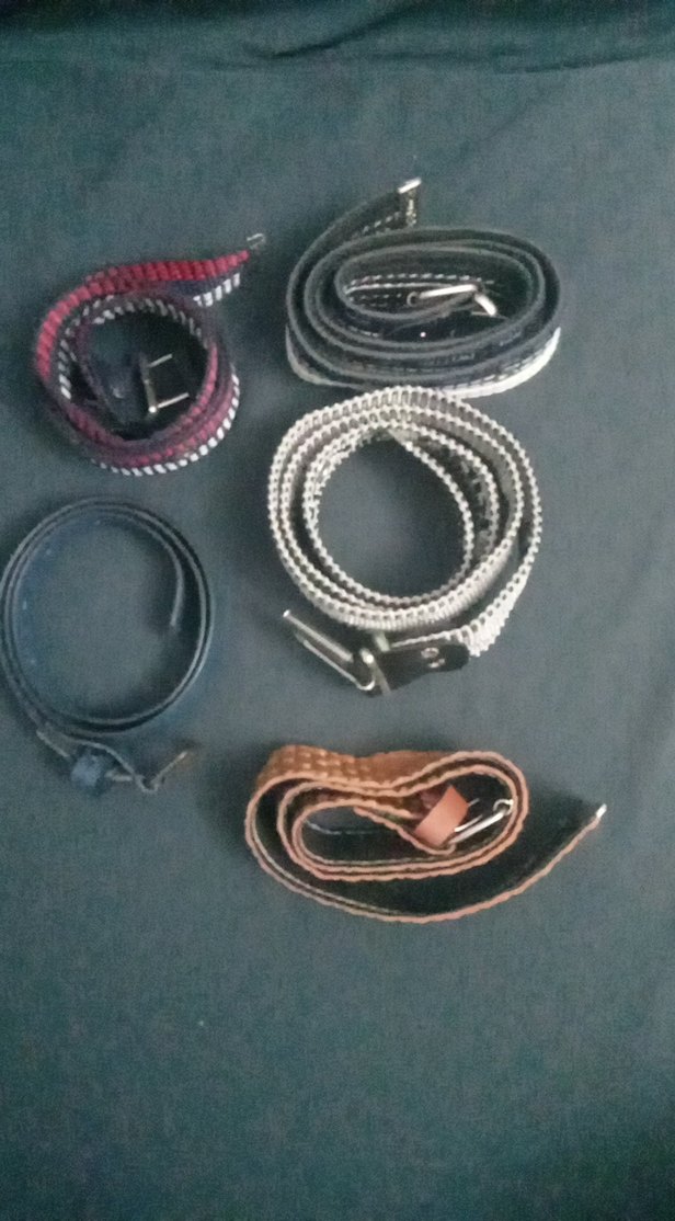 cocuk Çok Renkli Deri Kemer "HEPSİ" - Görsel 2