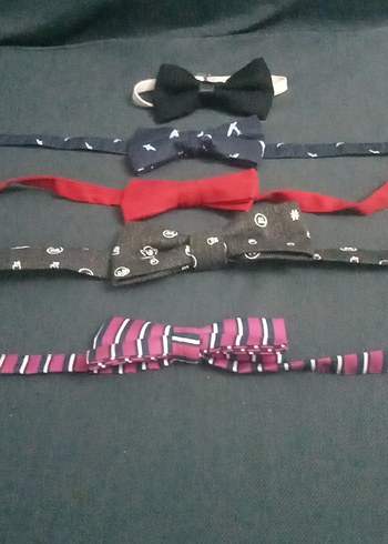 Çocuklar İçin Renkli Fiyonklu Kravat Seti "HEPSİ" - Görsel 8