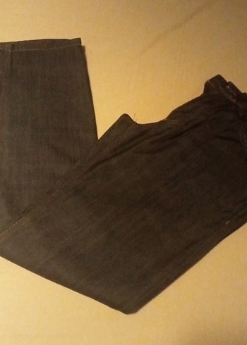 Kahverengi Kemerli  kadın Denim Pantolon - Görsel 6