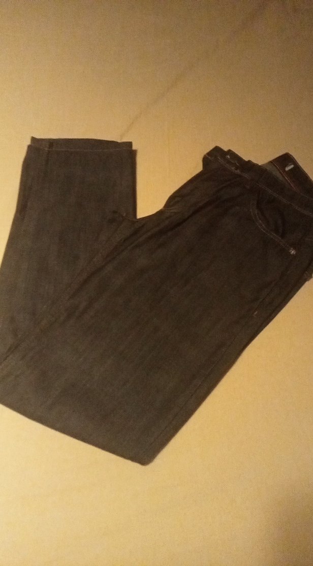 Kahverengi Kemerli  kadın Denim Pantolon - Görsel 2