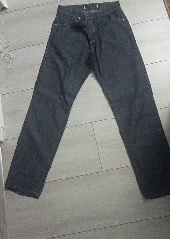 Gri Erkek Denim Pantolon Regular Fit - Görsel 4