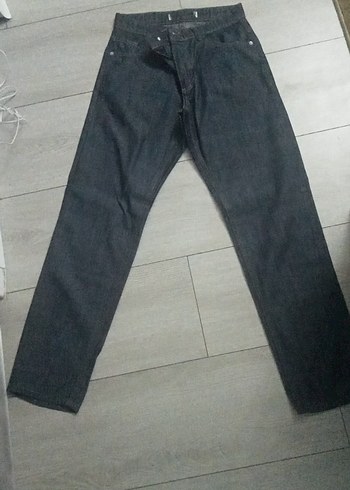 Gri Erkek Denim Pantolon Regular Fit - Görsel 5
