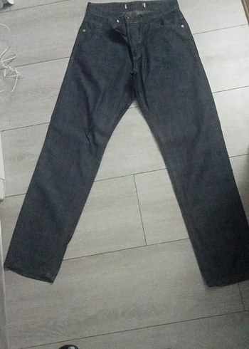 Gri Erkek Denim Pantolon Regular Fit - Görsel 2