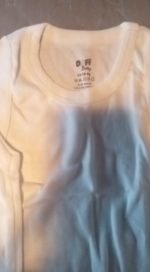 Bebek Erkek Beyaz Kolsuz Pamuklu Body - Görsel 5