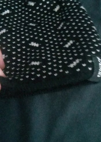 Siyah Örgü Kadın Bere - Görsel 5