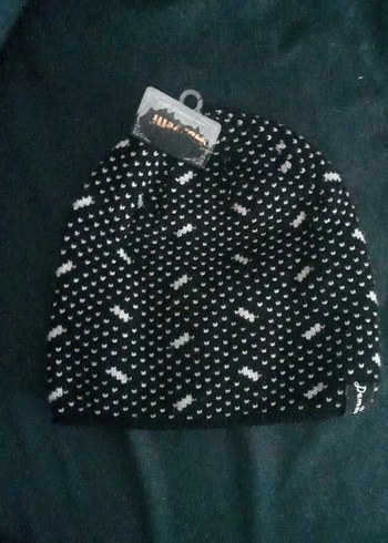 Siyah Örgü Kadın Bere - Görsel 2